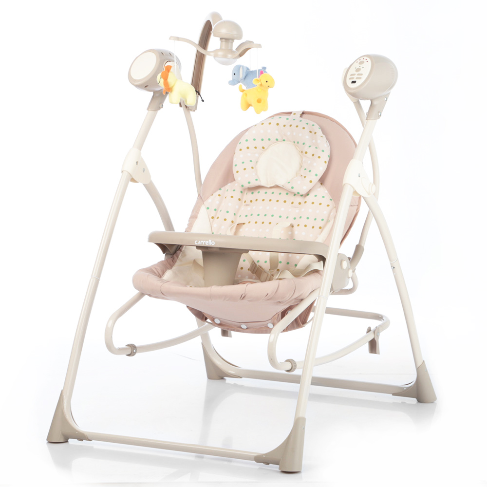 

Колыбель-качели CARRELLO Nanny 3 в 1 CRL-0005 Beige Dot
