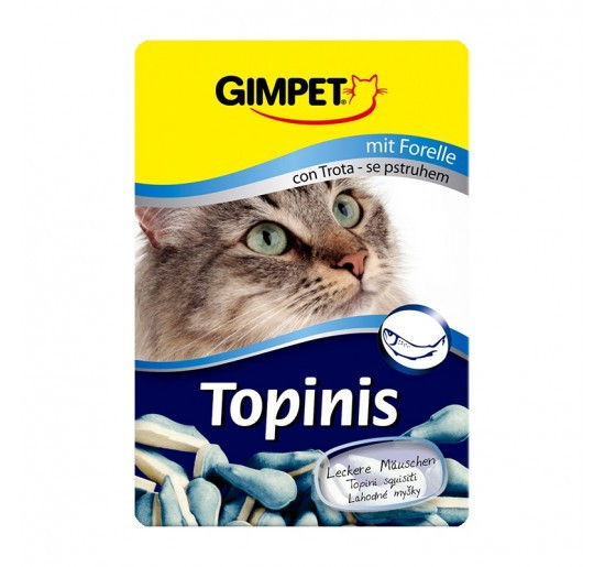 

Витаминные мышки с рыбой для кошек Gimcat Topinis 190шт