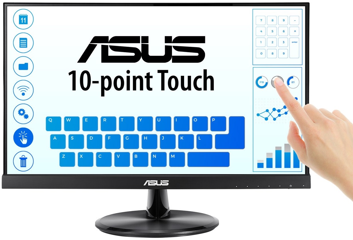 

Монитор Asus 21.5" VT229H IPS Black Multitouch (90LM0490-B01170)