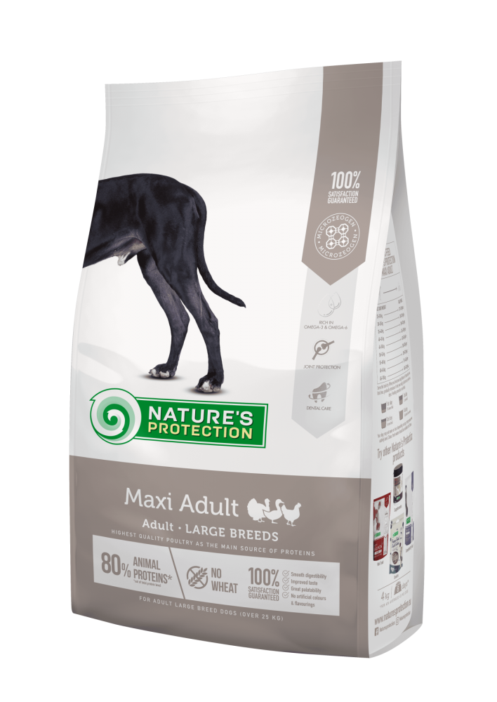 

Сухой корм для взрослых собак крупных пород Nature's Protection Maxi Adult Large Breeds 12кг (NPS45742)