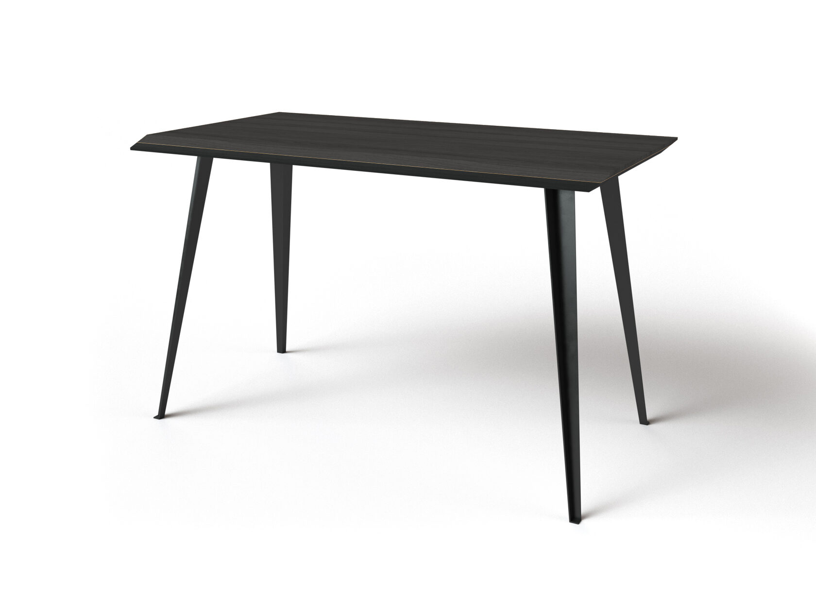 

Стол обеденный KIO Black KINT Чорний 120х60х75 см