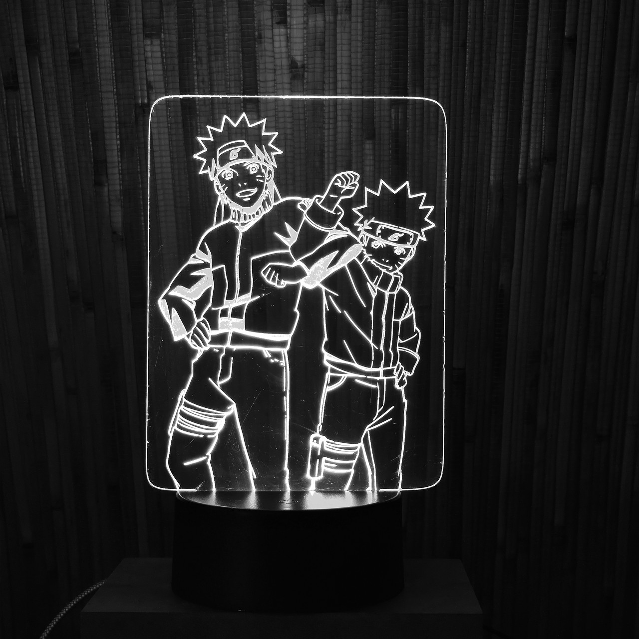 

Светильник-ночник 3d Наруто 3 белый AVA-196