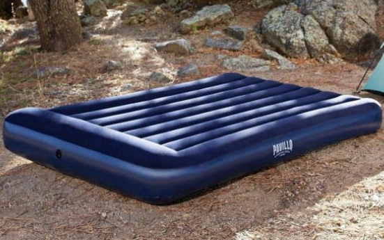 

Матрас надувной с подголовником двухместный Bestway 67682 Blue