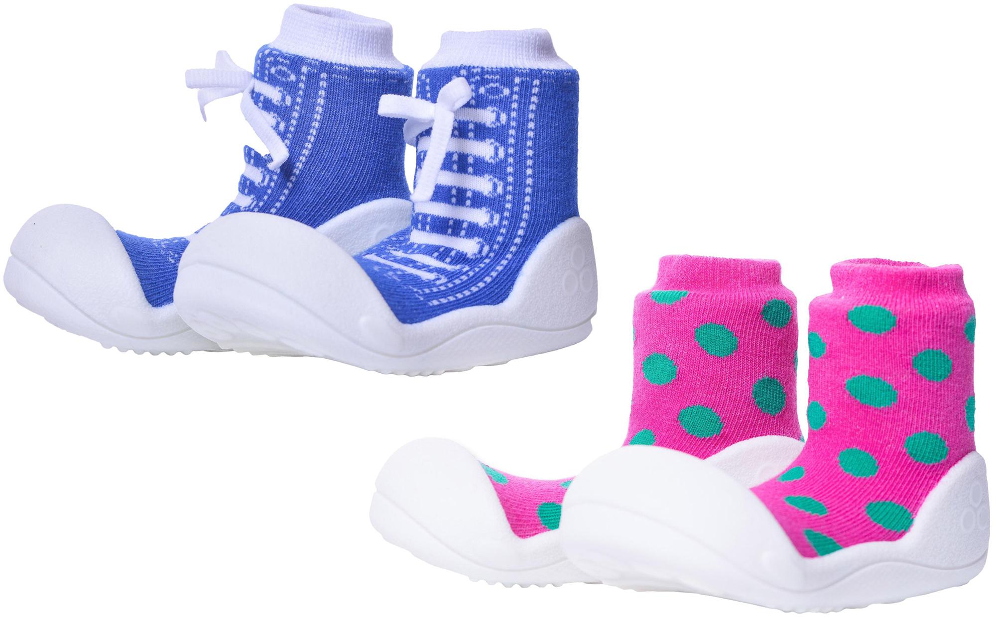 

Набор обуви для малышей Attipas Sneakers Blue+Polkadot Pink 12,6-13,5 см 22.5