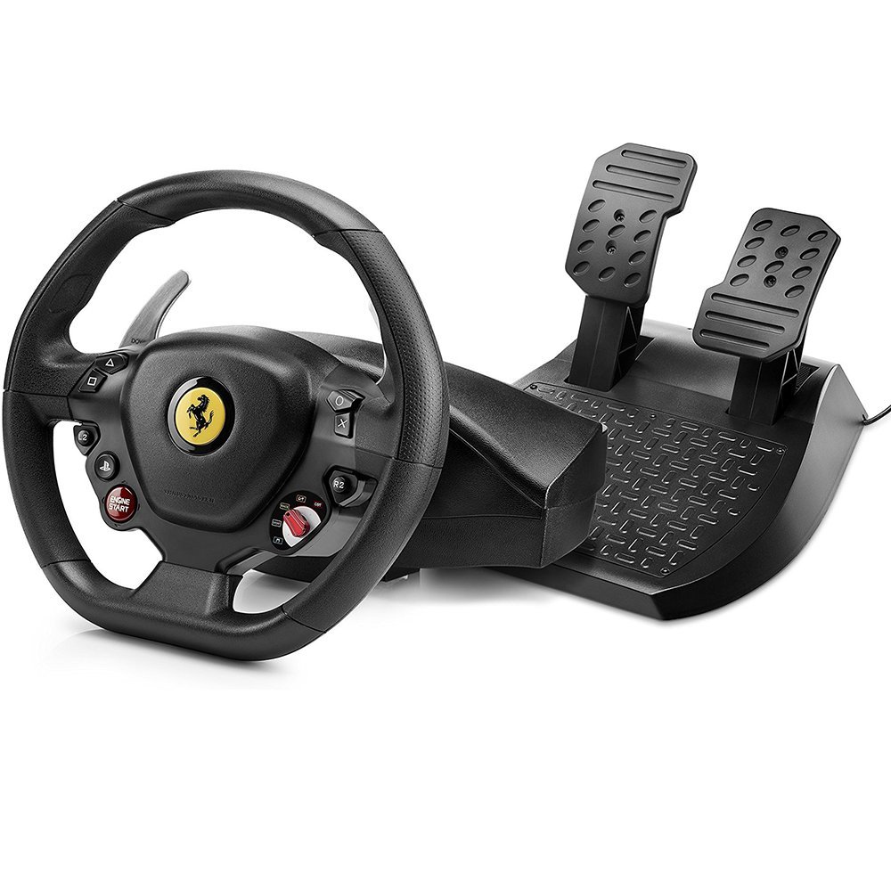 

Руль гоночный игровой вибрационный с педалями Thrustmaster T80 FERRARI 488 PC/PS4