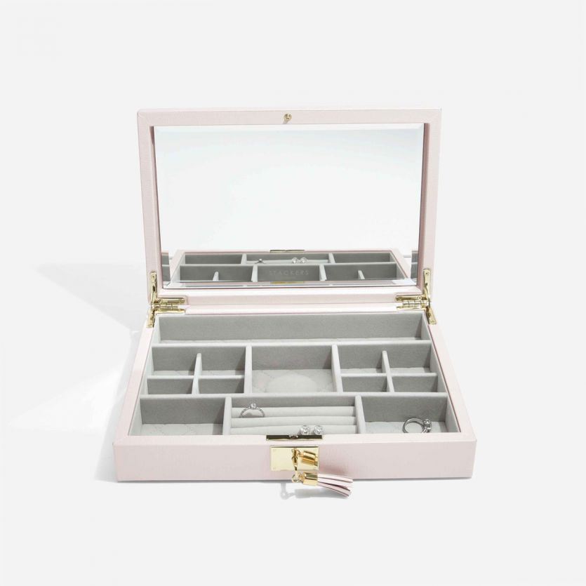 

Шкатулка для украшений Stackers Blossom Pink Leather , 20*29*6 см, 75449