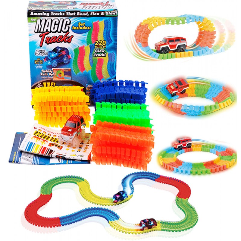 

Детский трек Magic Tracks 220 деталей