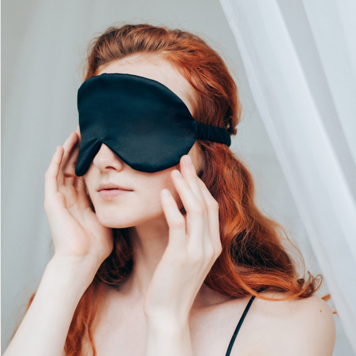 

Маска для сну MOLODO Sleep Mask 100% шовк розмір 56-58