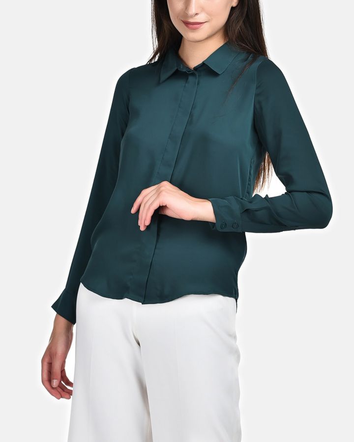 

Блузы с длинным рукавом H&M Зелёный XXS 2933317306764
