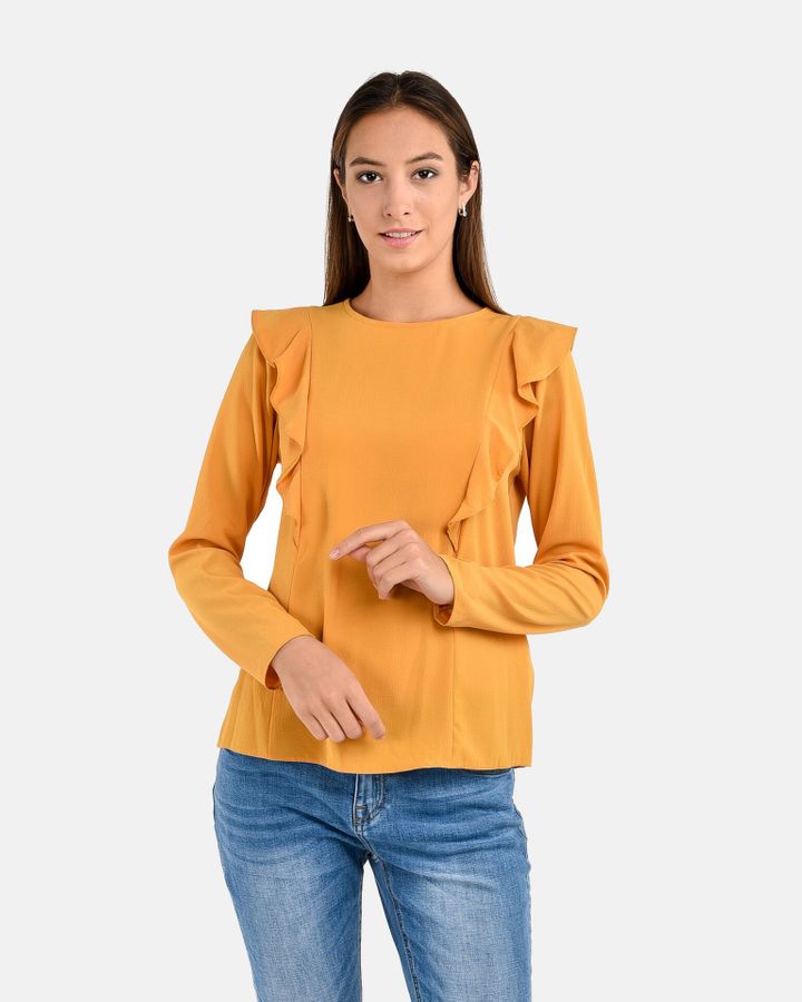 

Блузы с длинным рукавом NEW LOOK Желтый M 2934718483771