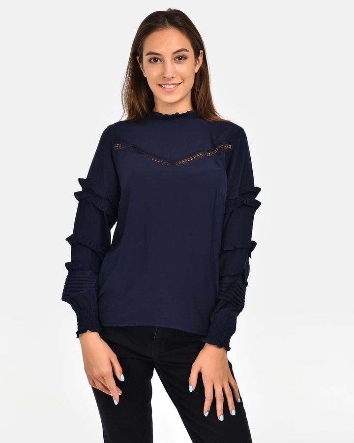 

Блузы с длинным рукавом Co'couture Синий XS 2933316400951