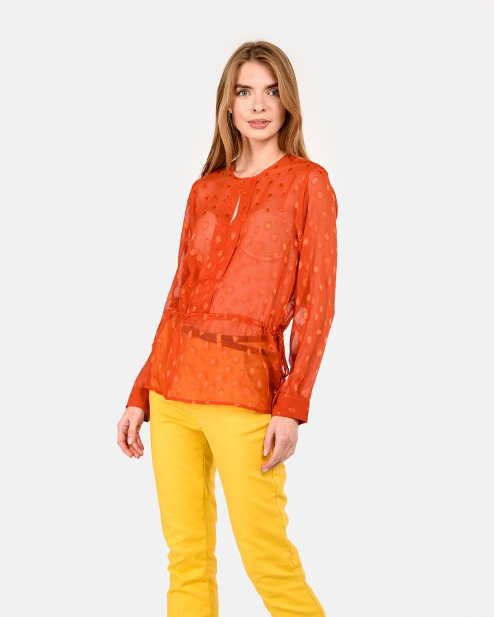 

Блузы с длинным рукавом H&M Оранжевый M 2933315431284