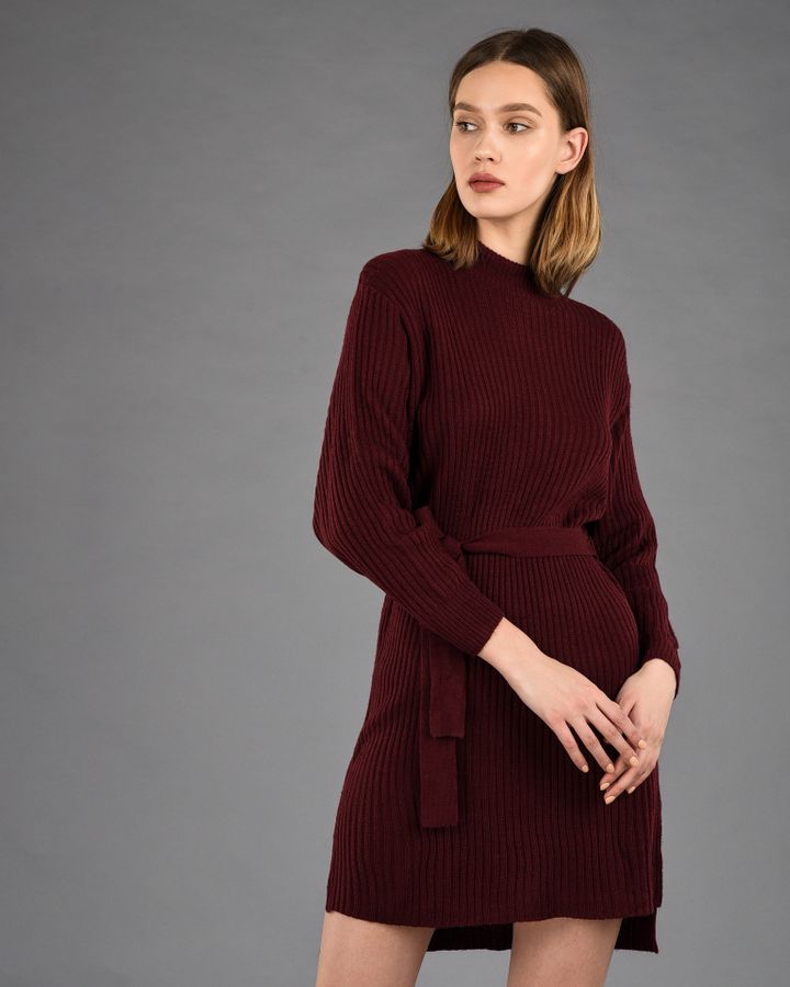 

Платье H&M Бордовый XS 2000001213315