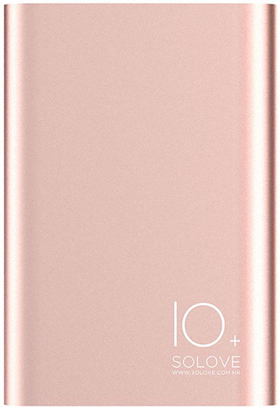 

Портативная батарея Solove A9s Portable Metallic Power Bank 10000mAh Rose gold