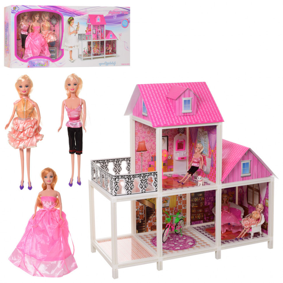 

Детский игровой набор Домик для куклы Барби Best Toys (66883)