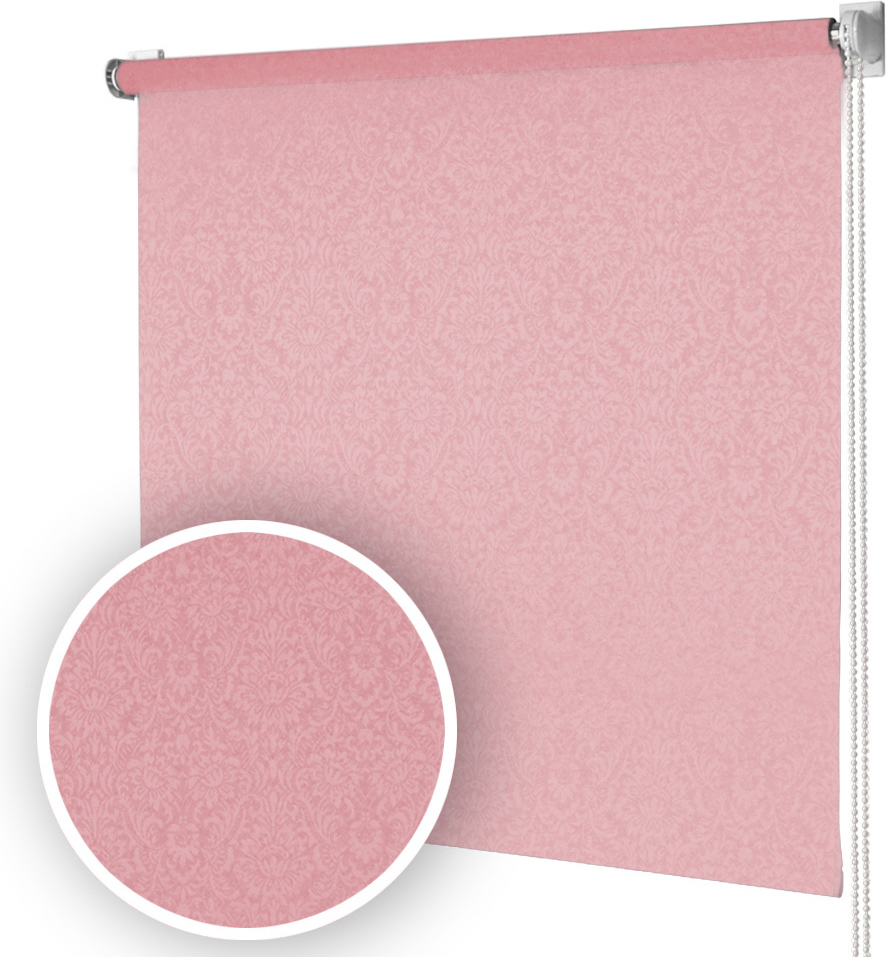 

Ролета мини Деко-Сити Астра 48x170 см Розовая