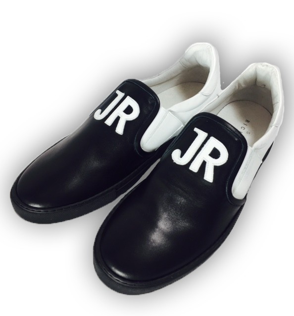

Мокасини John Richmond 43 Білі з чорним (8609-43)