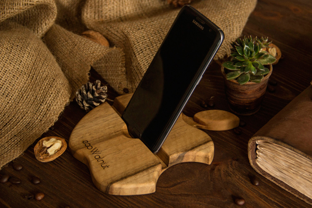 

Органайзер из натурального дерева Ecowalnut Яблоко