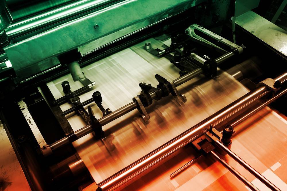 

Картина на холсте LaPrint Печатная промышленность 120х80 см