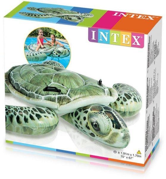 

Плот надувной Intex 57555 191х170см Морская черепаха