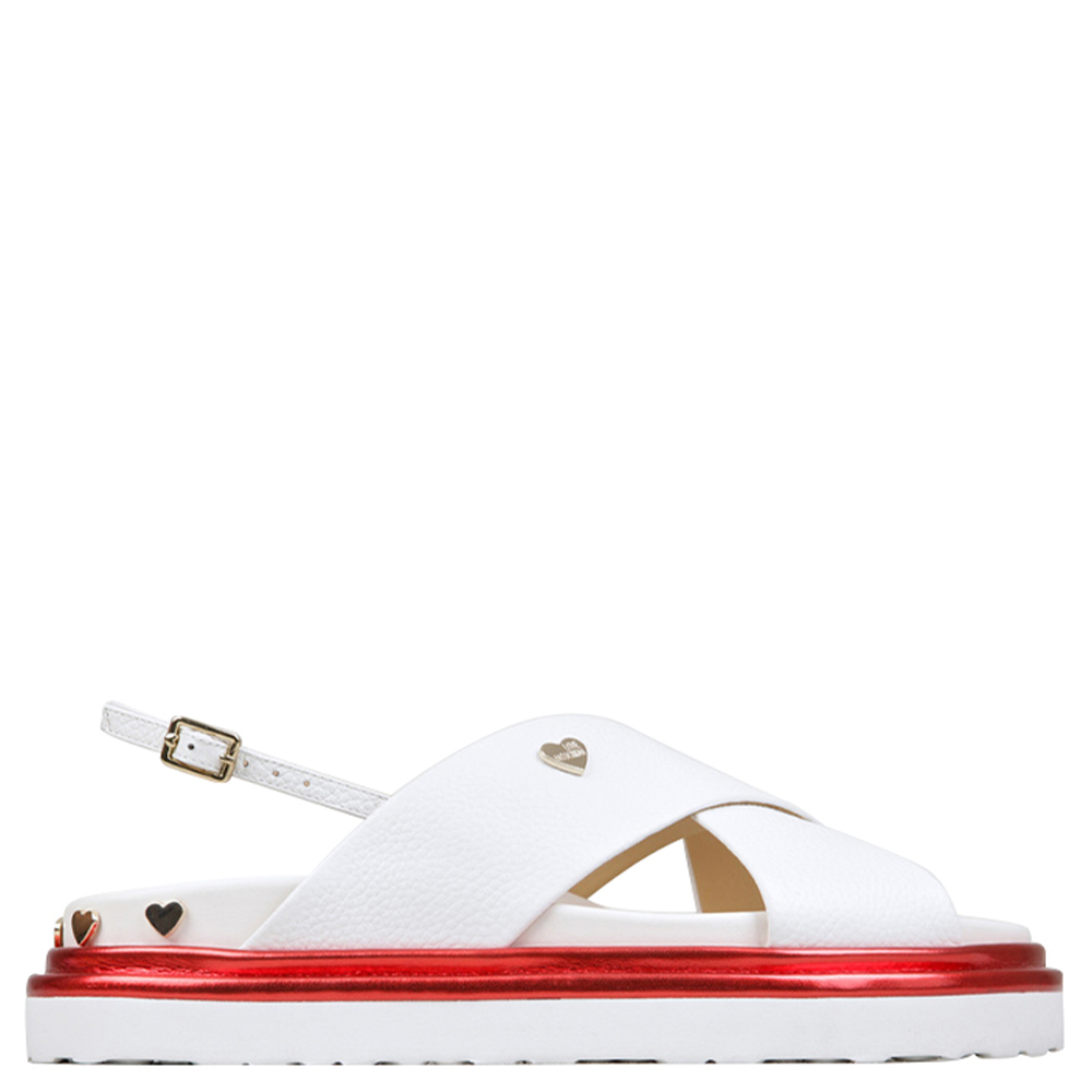 

Сандалі Love Moschino JA16364G07 40 білі з червоним