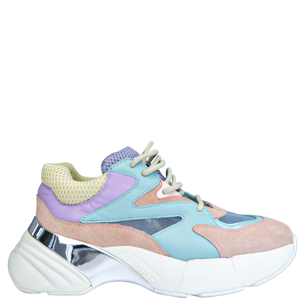 

Кросівки Pinko 4107802 39 сітка пудрові з бірюзовим