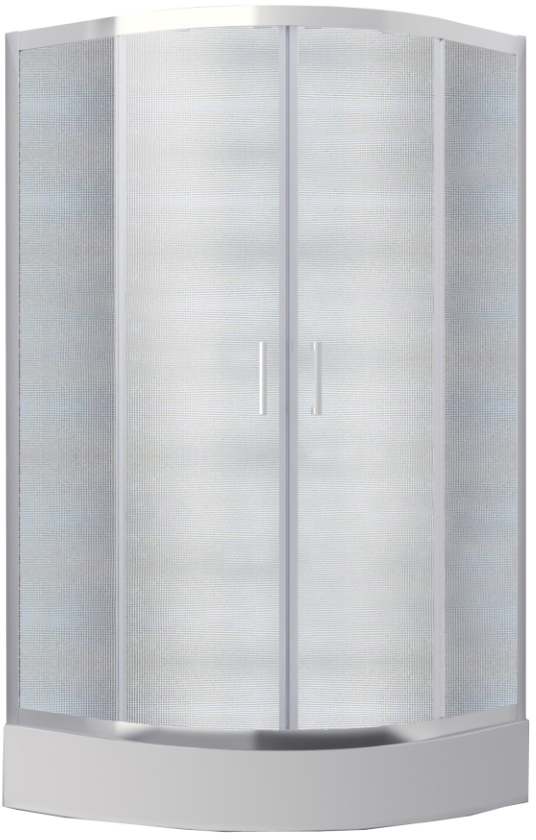 

Душевая кабина полукруглая BESCO Modern 80x80x185 матовая без поддона