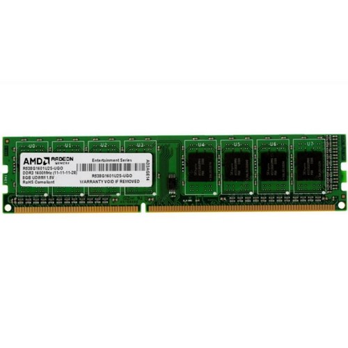 

Модуль памяти AMD DDR3 1600 8GB, BULK R538G1601U2S-UOBULK