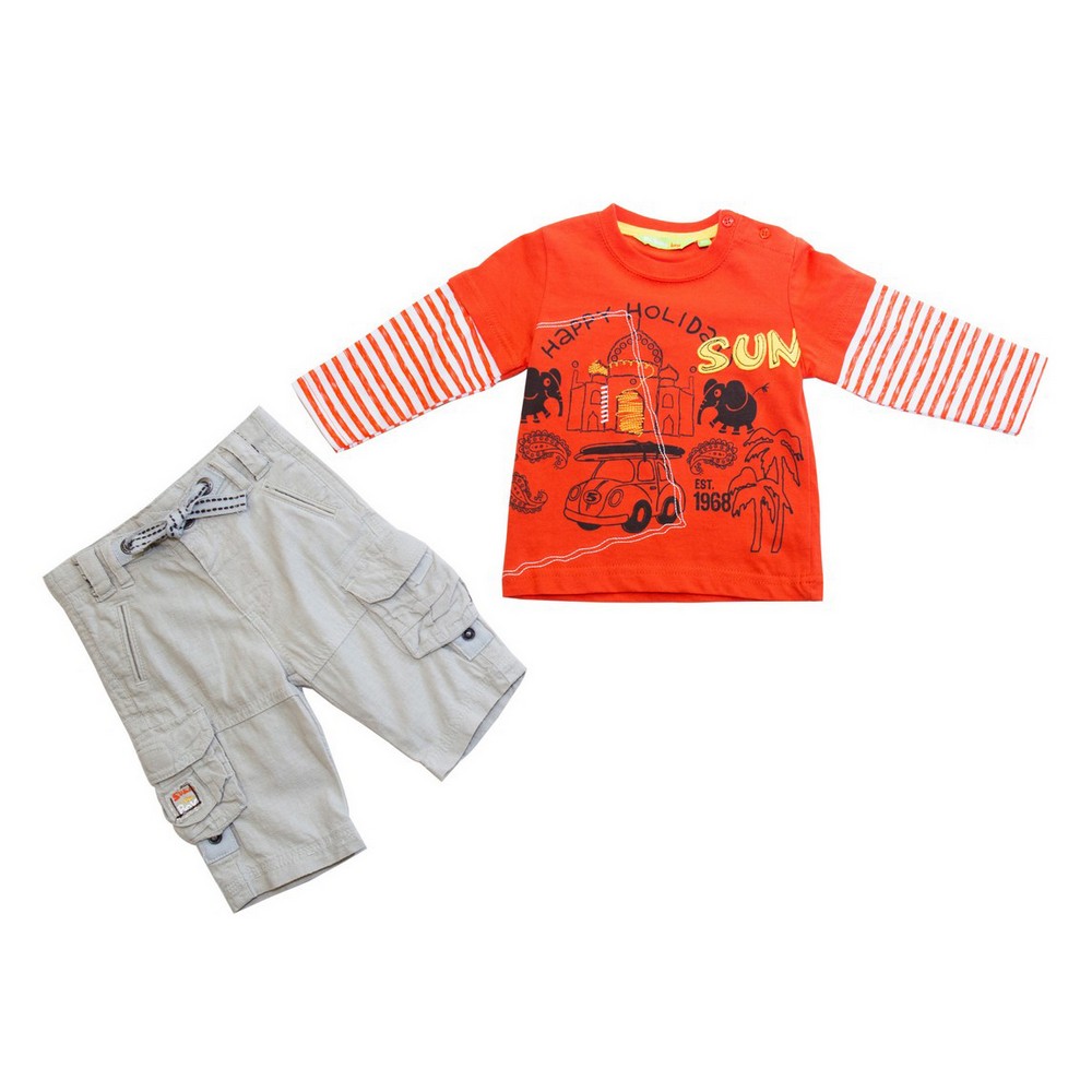 

Костюм : Джемпер, брюки Losan Mc baby boys (017804203/303) Оранжевый M3-62 см
