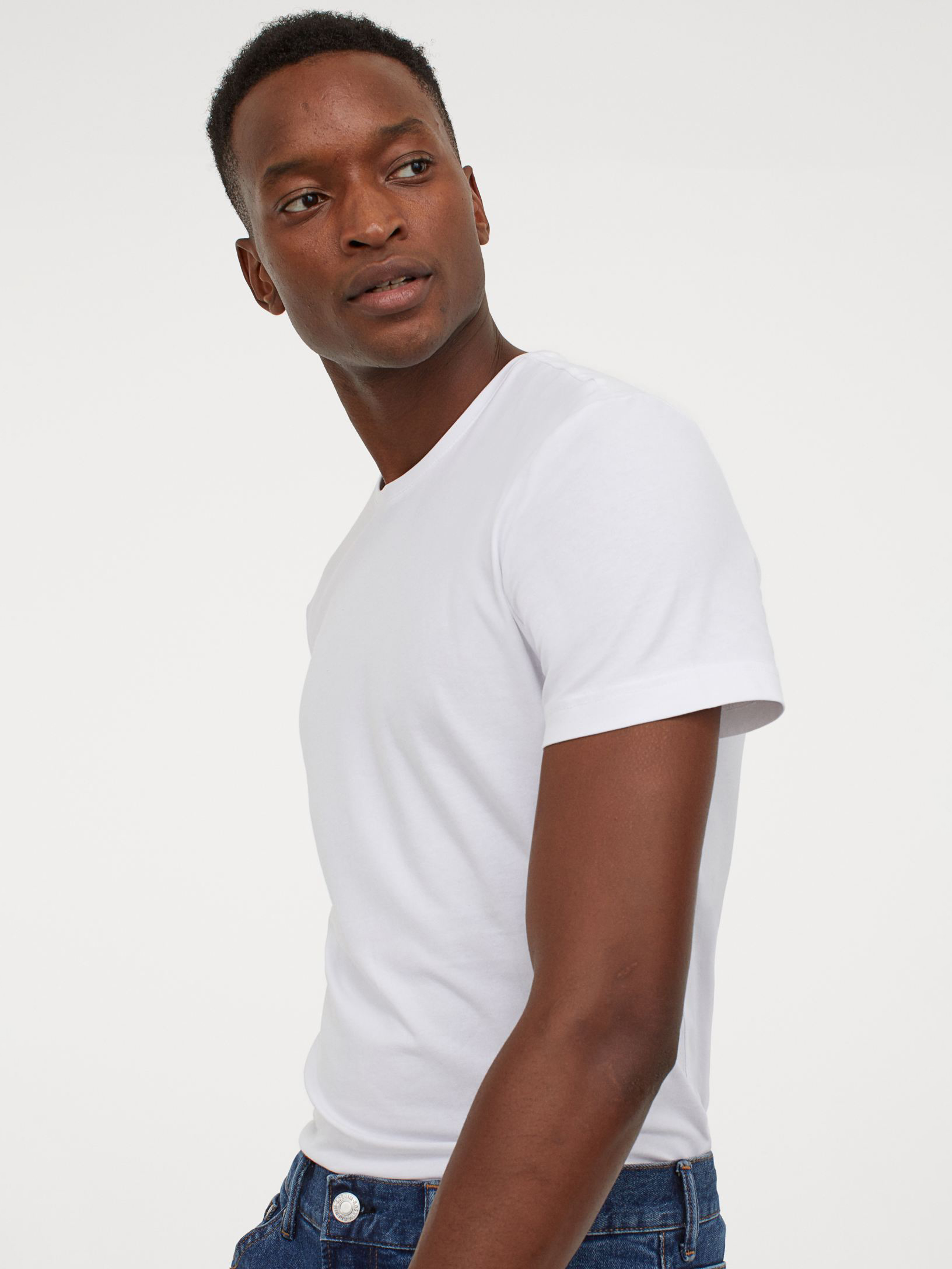 

Футболка H&M 97162282 S Белая