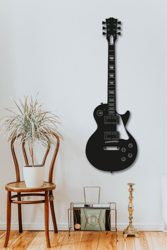 

Деревянная картина Для дома Панно Guitar 26х80 см
