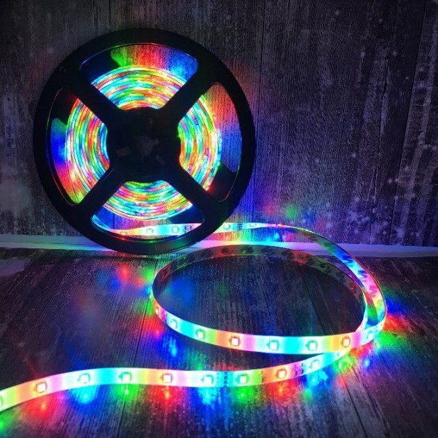 

Полный комплект светодиодная лента с блоком LED 5050 RGB