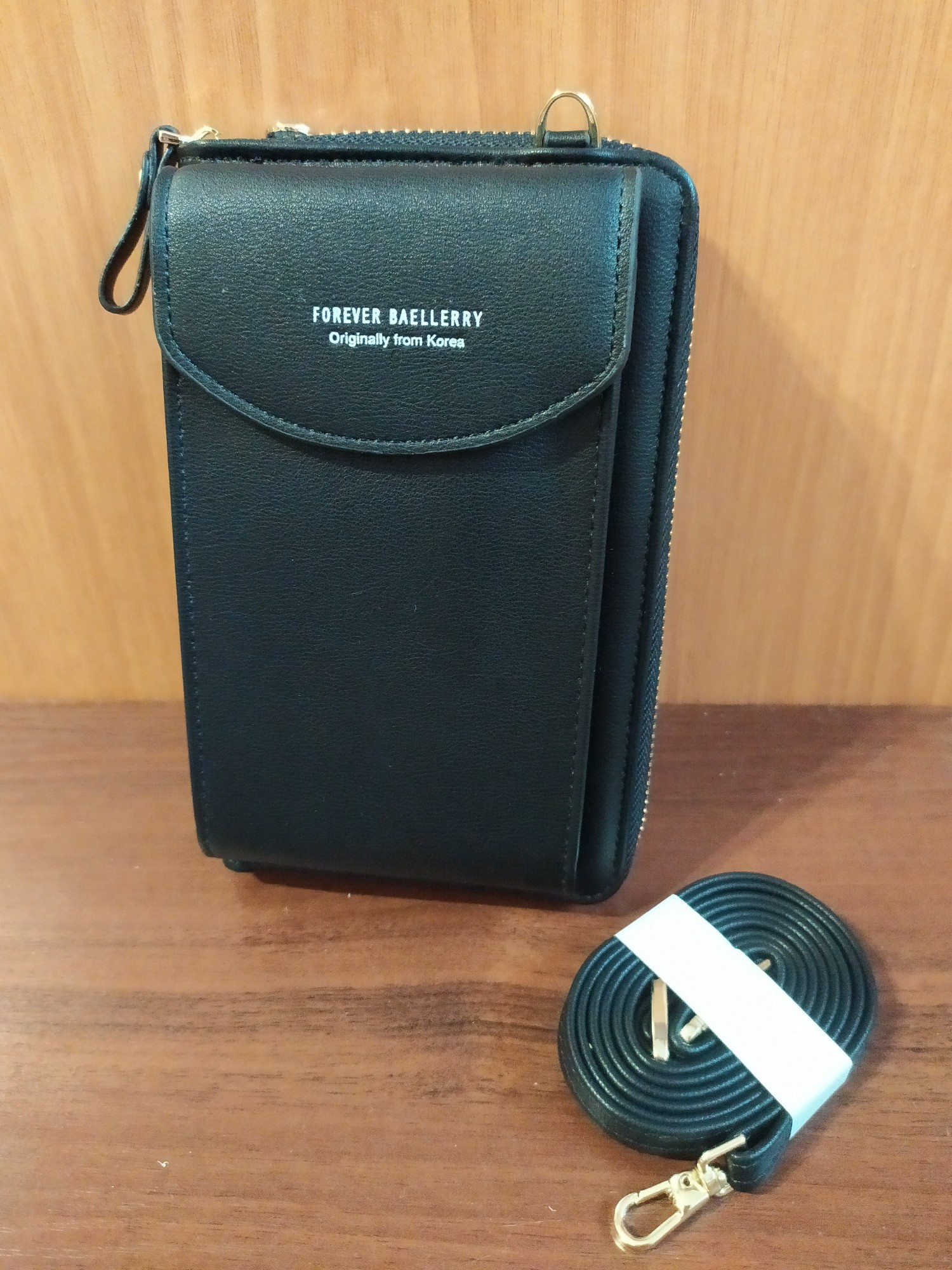 

Кошелек с карманом для телефона FOREVER Baellerry BLACK