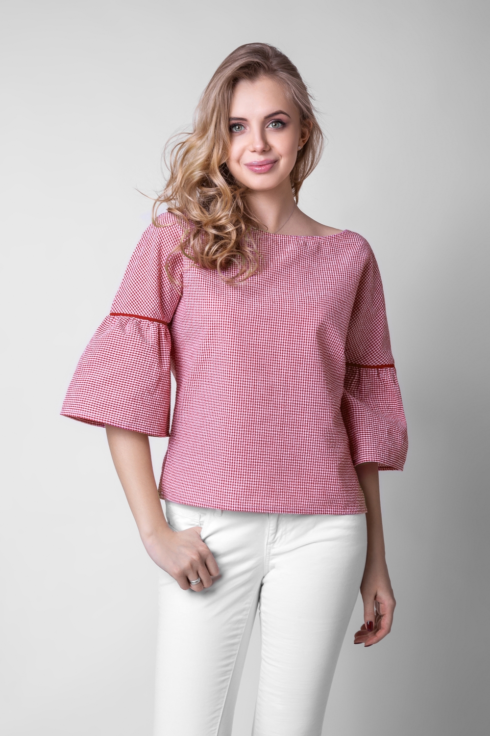 

Блуза Trikobakh 1316 Bellise Красный, Блуза Trikobakh 1316 Bellise Красный 42