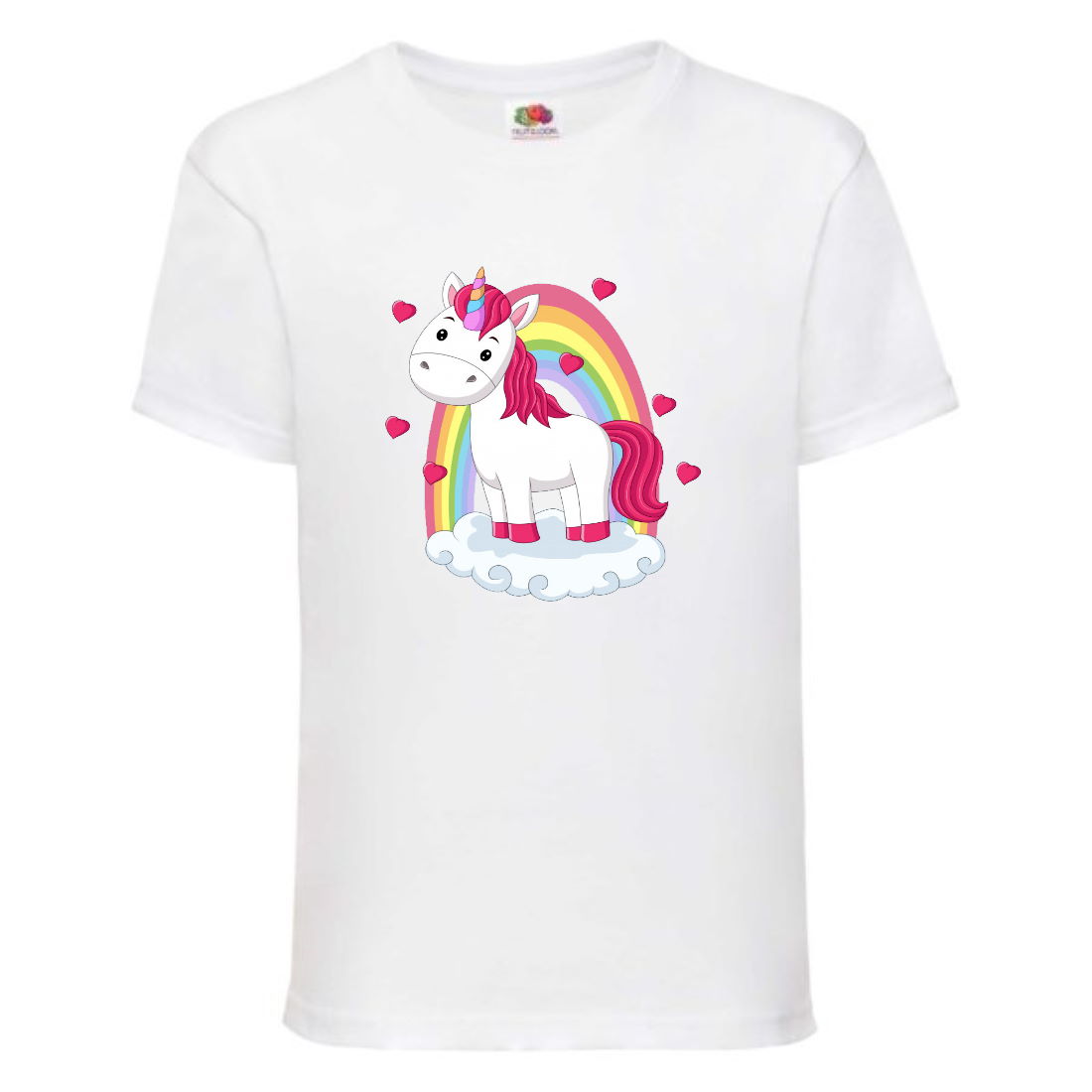 

Футболка детская Единорог 0037 (Unicorn) белая (UNN wh 0037)128 см