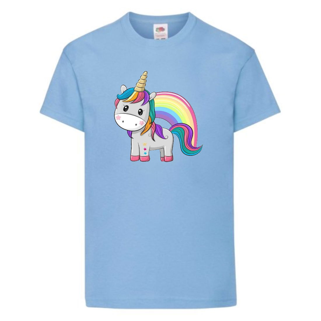 

Футболка детская Единорог 0017 (Unicorn) голубая (UNN lbl 0017)104 см