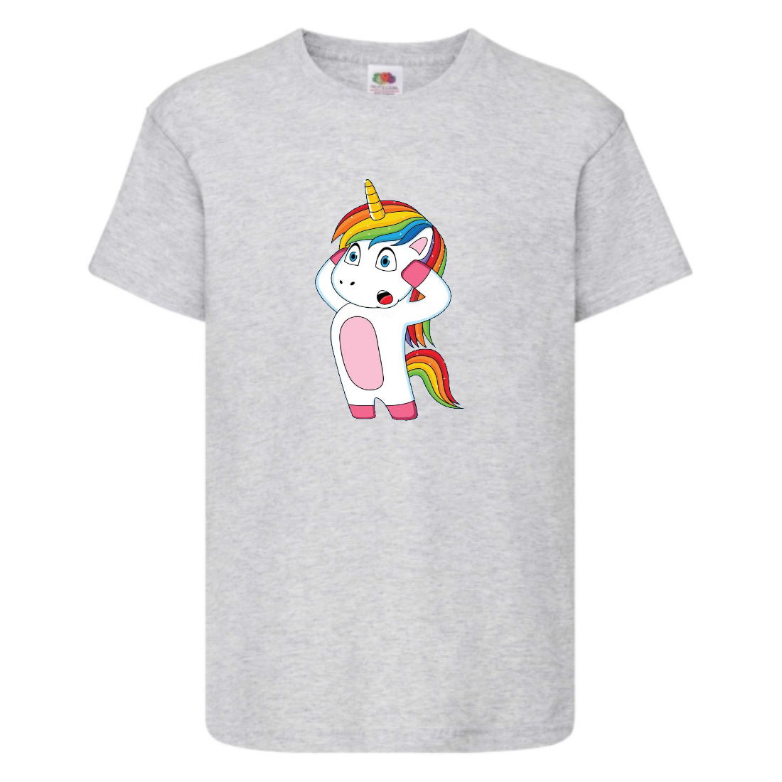 

Футболка детская Единорог 0016 (Unicorn) серая (UNN gry 0016)140 см