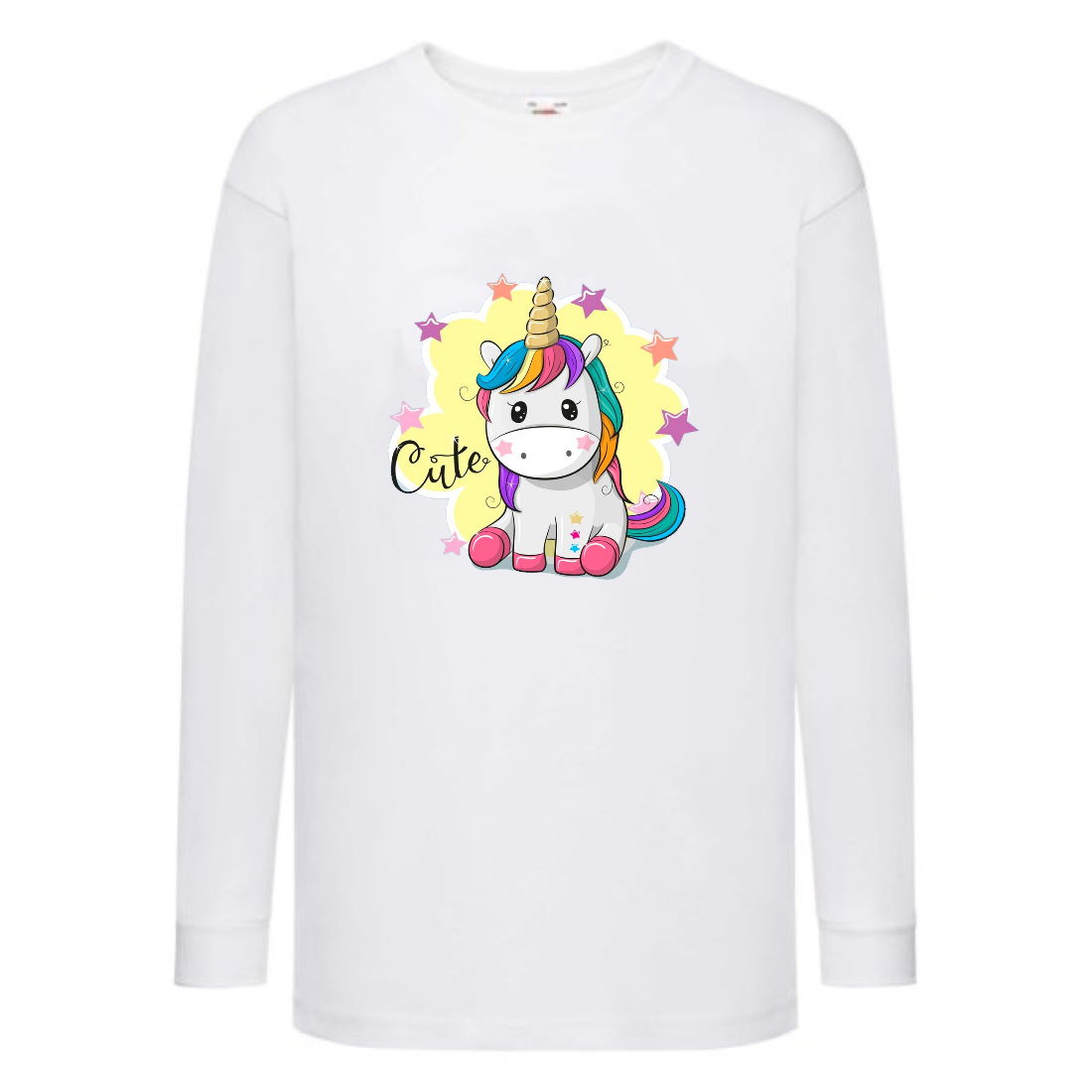 

Лонгслив реглан Единорог 0030 (Unicorn) белый (EDN wh 0030) 140 см