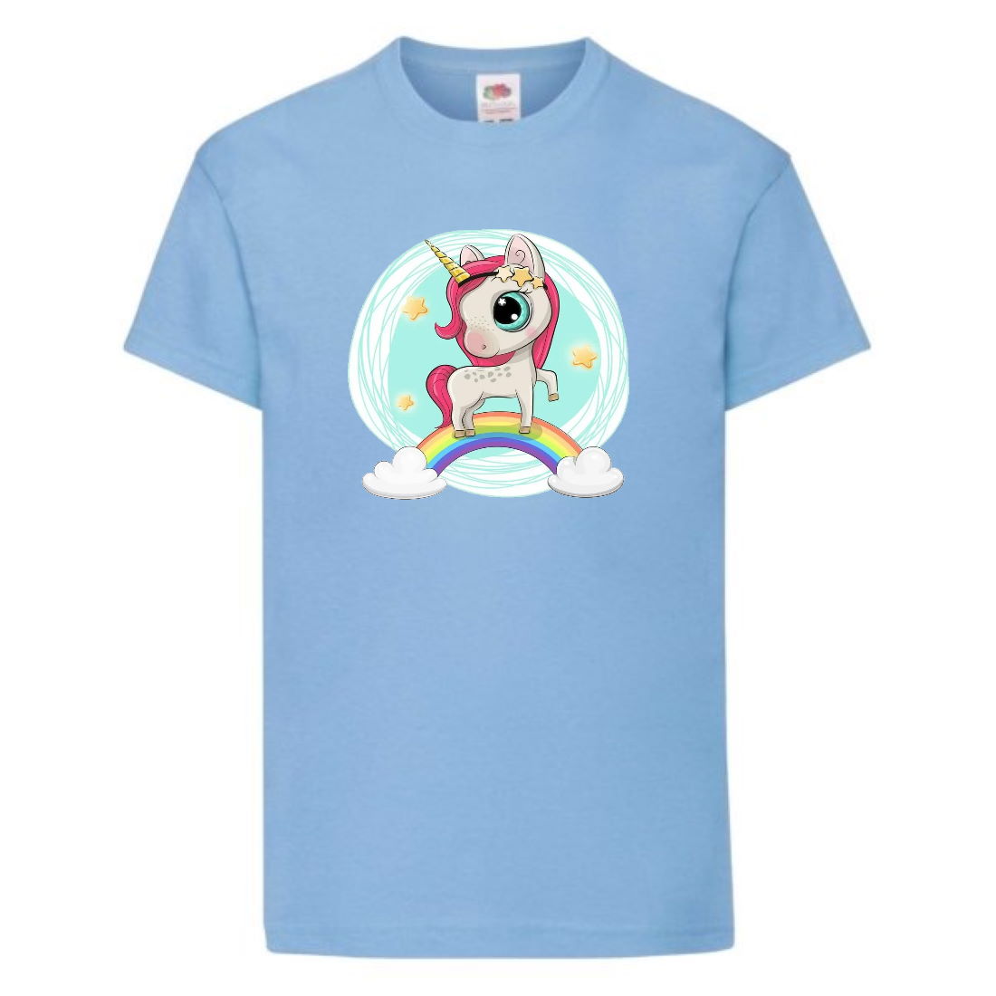 

Футболка детская Единорог 0026 (Unicorn) голубая (UNN lbl 0026)128 см