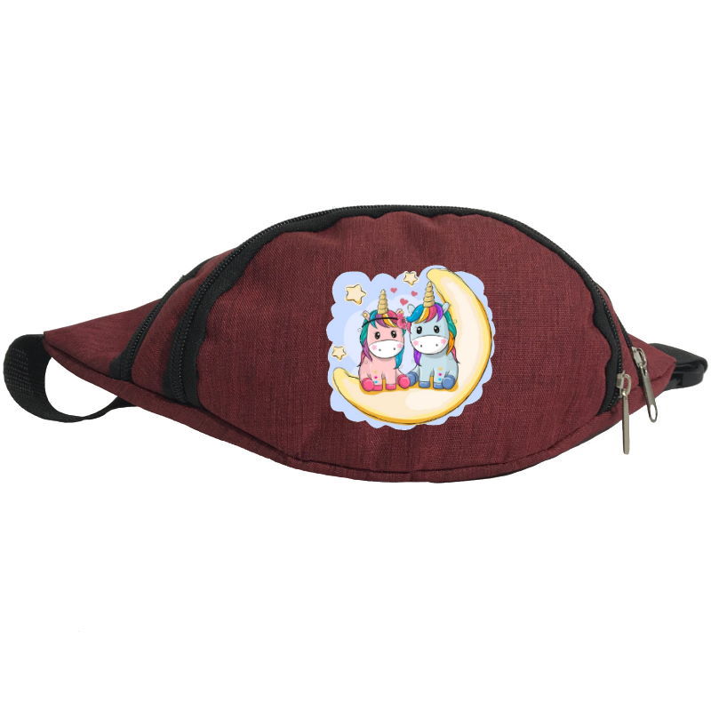 

Сумка Бананка Единорог 0025 на пояс Cappuccino EDN 0025 drd красный