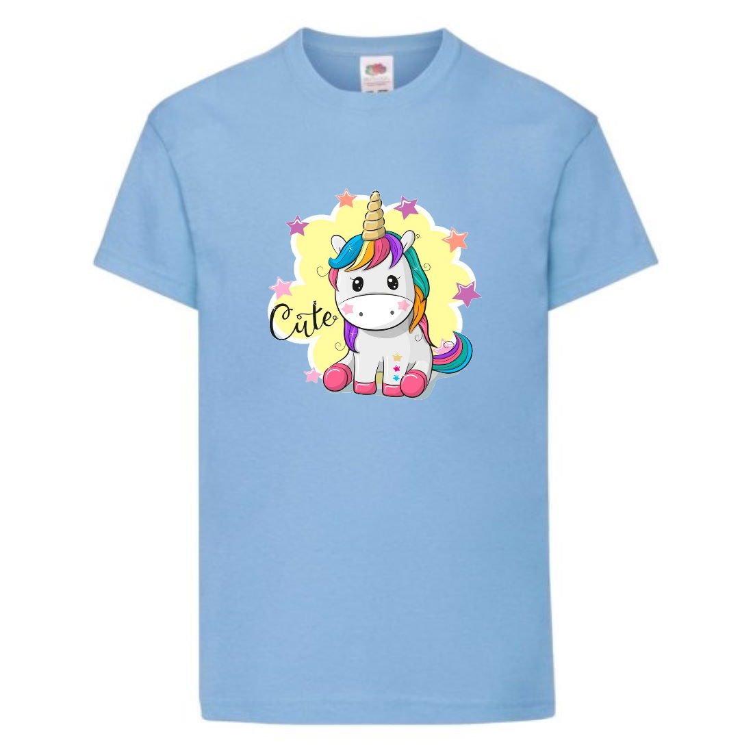 

Футболка детская Единорог 0030 (Unicorn) голубая (UNN lbl 0030)128 см
