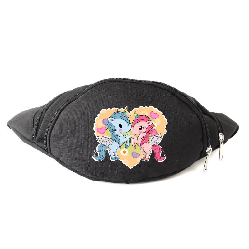 

Сумка Бананка Единорог 0032 на пояс Cappuccino EDN 0032 black черный