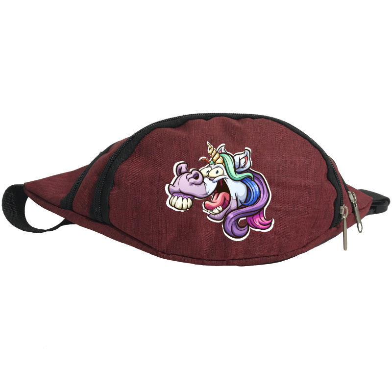 

Сумка Бананка Единорог 003 на пояс Cappuccino EDN 003 drd красный