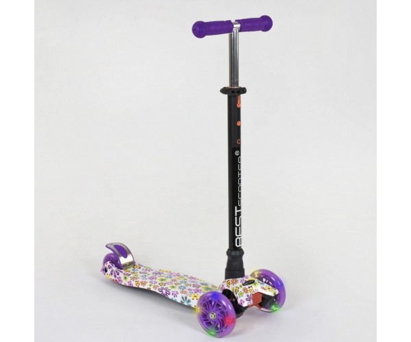 

Самокат Best Scooter Maxi Graffiti 1326 New цветы