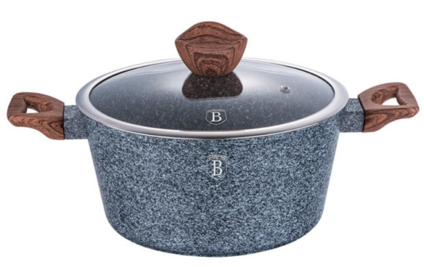 

Кастрюля алюминиевая Berlinger Haus 4.1 л Ø24 см с индукционным дном и стеклянной крышкой (BH-1197)