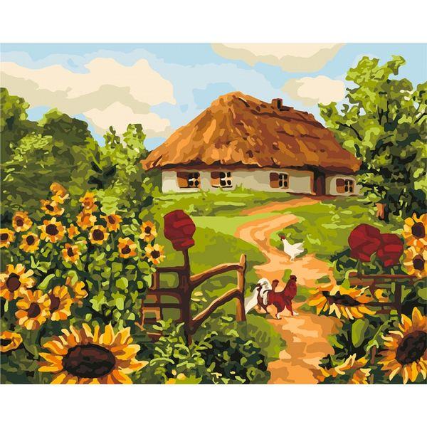 

Картина по номерам 40×50 см. Идейка (без коробки) Украинская хатка (КНО 2280)