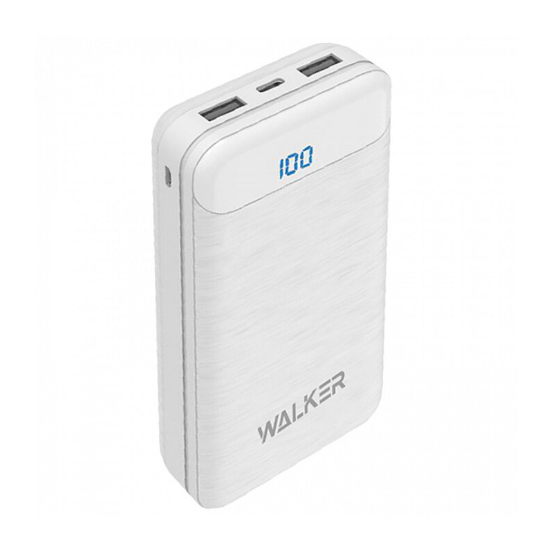 

УМБ Walker WB-525 2USB 2.1A 20000 mAh white