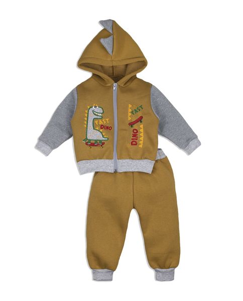 

Костюм "Мой Дино" ЛиО 0744-24-007 рост 86 (1.5 года) Горчичный