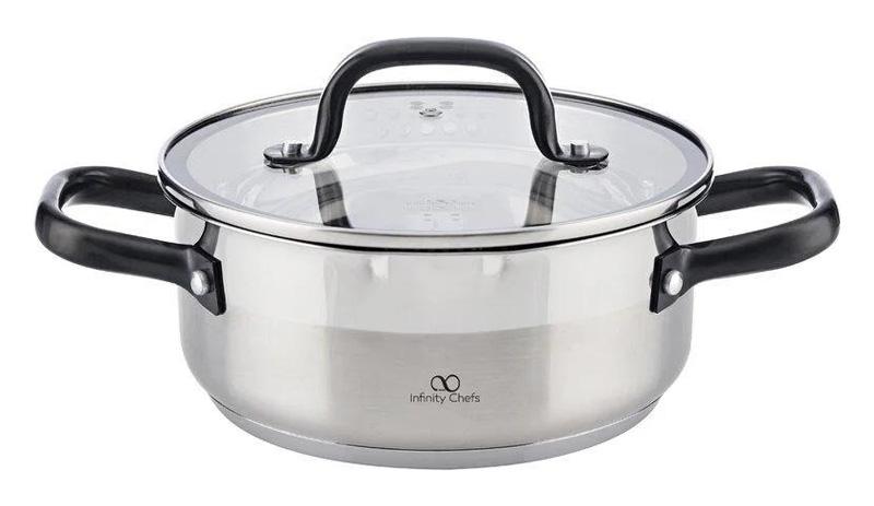 

Индукционная кастрюля из нержавеющей стали 2 л Infinity Chefs DP84122