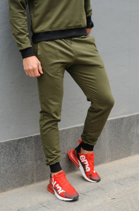 

Мужские спортивные штаны зауженные демисезонные KML MG1011  () Хаки (MG-1011 B, Мужские спортивные штаны зауженные демисезонные KML MG1011 M (46) Хаки (MG-1011 B)